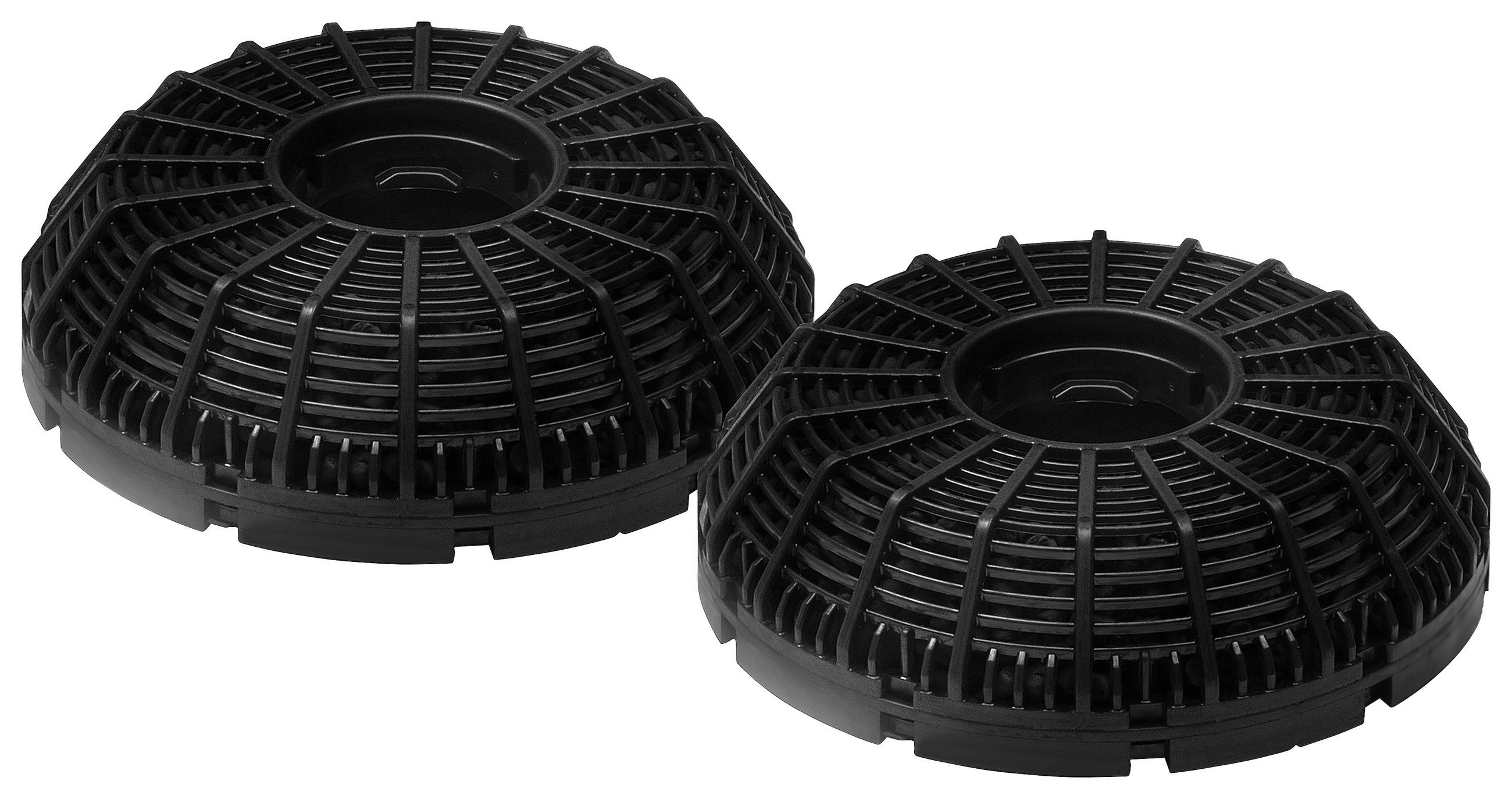 KOHLEFILTER FWK124  - Schwarz, Kunststoff (12,4/12,4/14cm) - Mican
