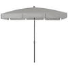 SONNENSCHIRM 120x225 cm Hellgrau  - Anthrazit/Hellgrau, Basics, Textil/Metall (120/225cm) - Doppler
