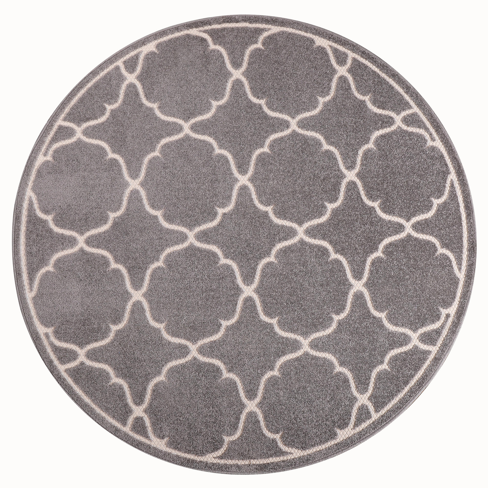 TEPIH ZA UNUTAR./VANJ. UPORAB  120 cm  svijetlo siva  Berlin  - svijetlo siva, Lifestyle, tekstil/plastika (120cm)