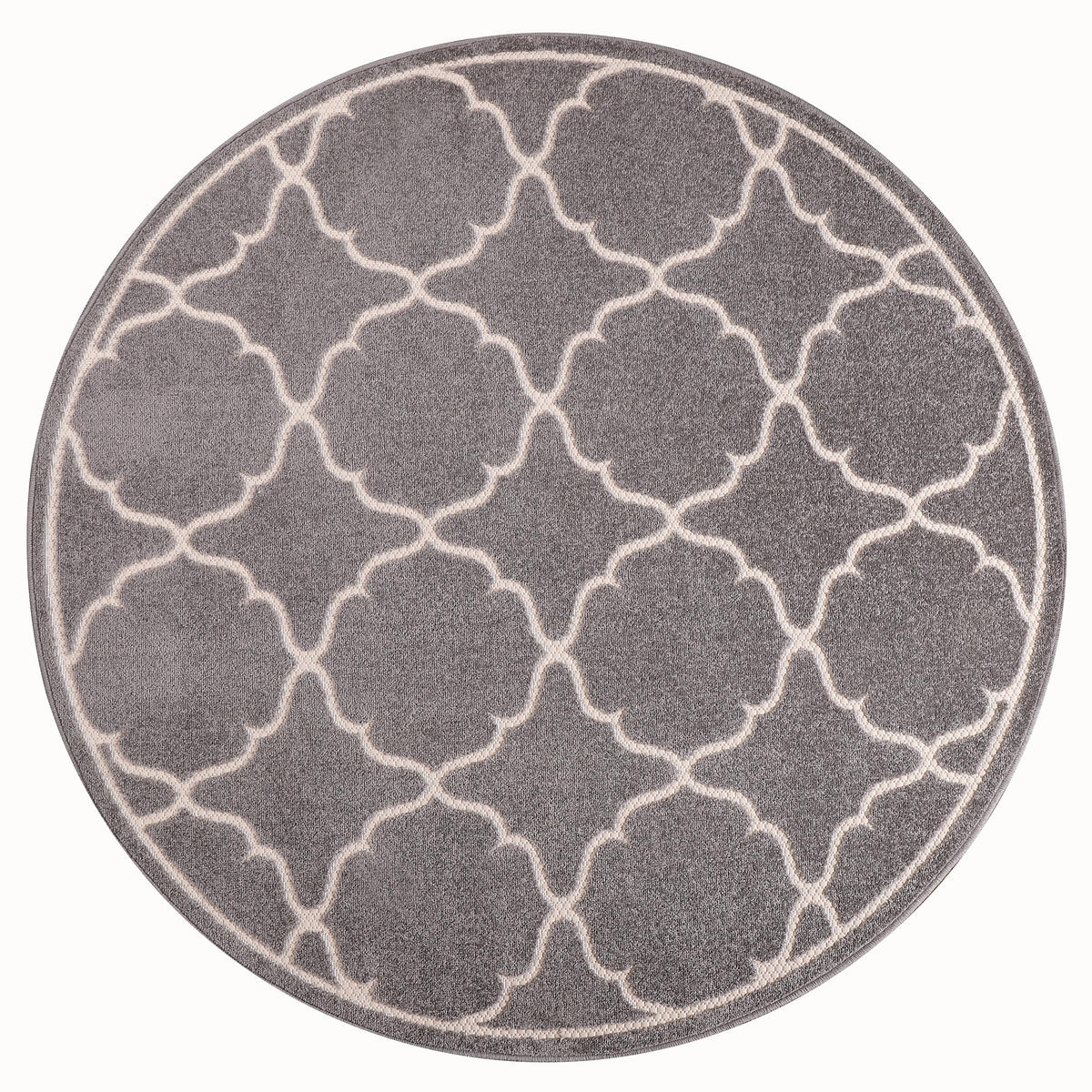 TEPIH ZA UNUTAR./VANJ. UPORAB  120 cm  svijetlo siva  Berlin  - svijetlo siva, Lifestyle, tekstil/plastika (120cm)