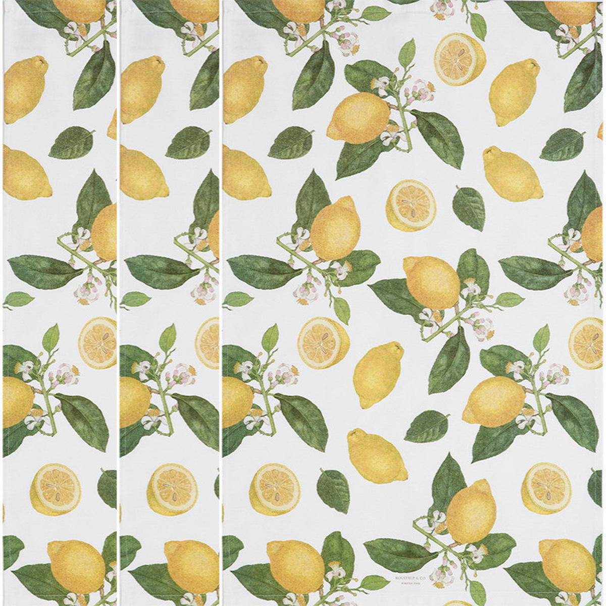 GESCHIRRTUCH-SET 3-teilig Gelb  - Gelb, Basics, Textil (50/70cm)