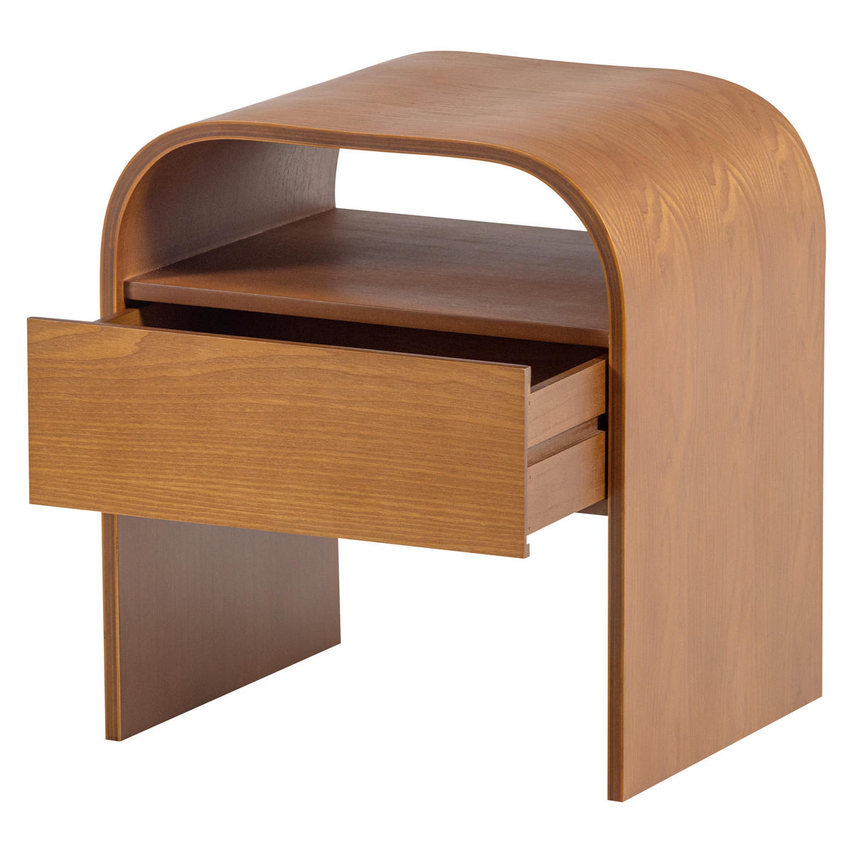 NACHTTISCH 40/45/34 cm  - Braun, Basics, Holzwerkstoff (40/45/34cm) - Livetastic