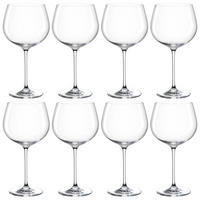 GLÄSERSET 8-teilig  - Klar, Design, Glas - Leonardo