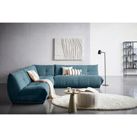 ECKSOFA in Cord Petrol  315/285 cm  - Petrol, Trend, Textil (315/285cm) - Livetastic