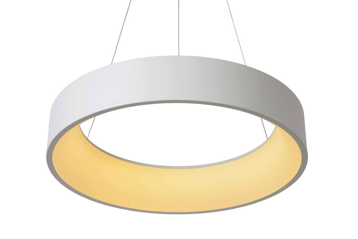 LED-HÄNGELEUCHTE Talowe Led 60/60/142 cm   - Weiß, MODERN, Metall (60/60/142cm) - Lucide