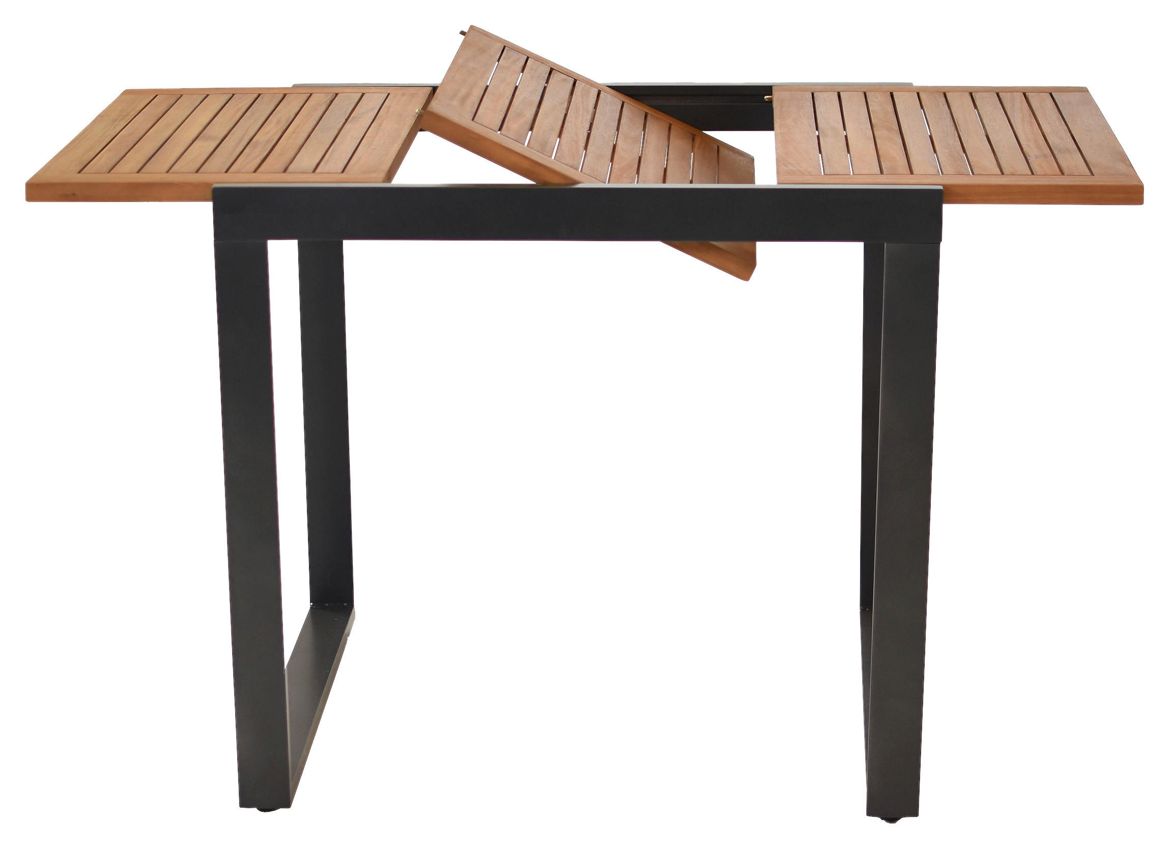 GARTENSET 3-teilig  - Graphitfarben/Grau, MODERN, Holz/Textil - Gardenson