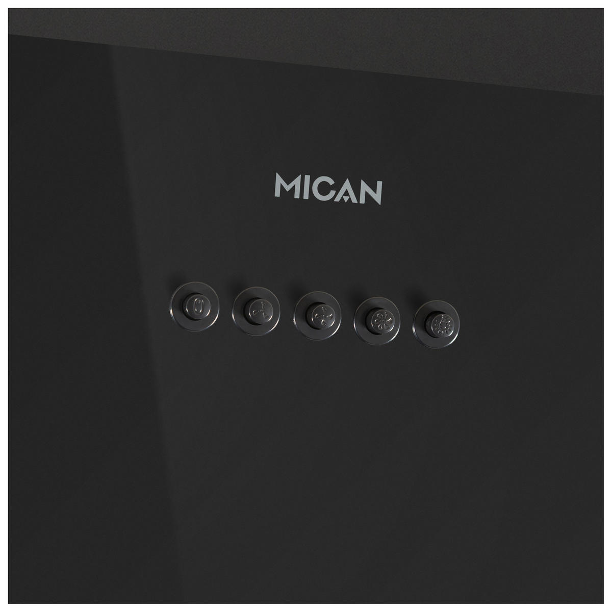 DUNSTABZUGSHAUBE KHA400MOFSA  - Schwarz, Basics, Glas/Metall (60/60,5-88,5/31,5cm) - Mican