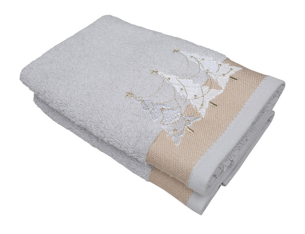 RUČNÍK PRO HOSTY, 30/50 cm, barvy zlata - barvy zlata, Konvenční, textil (30/50cm) - X-Mas