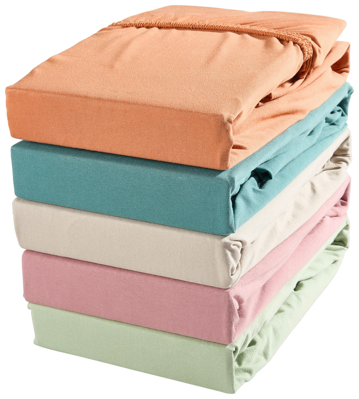 SPANNBETTTUCH FLORENTANO Jersey 100/200 cm  - Basics, Textil (100/200cm) - Bio:Vio