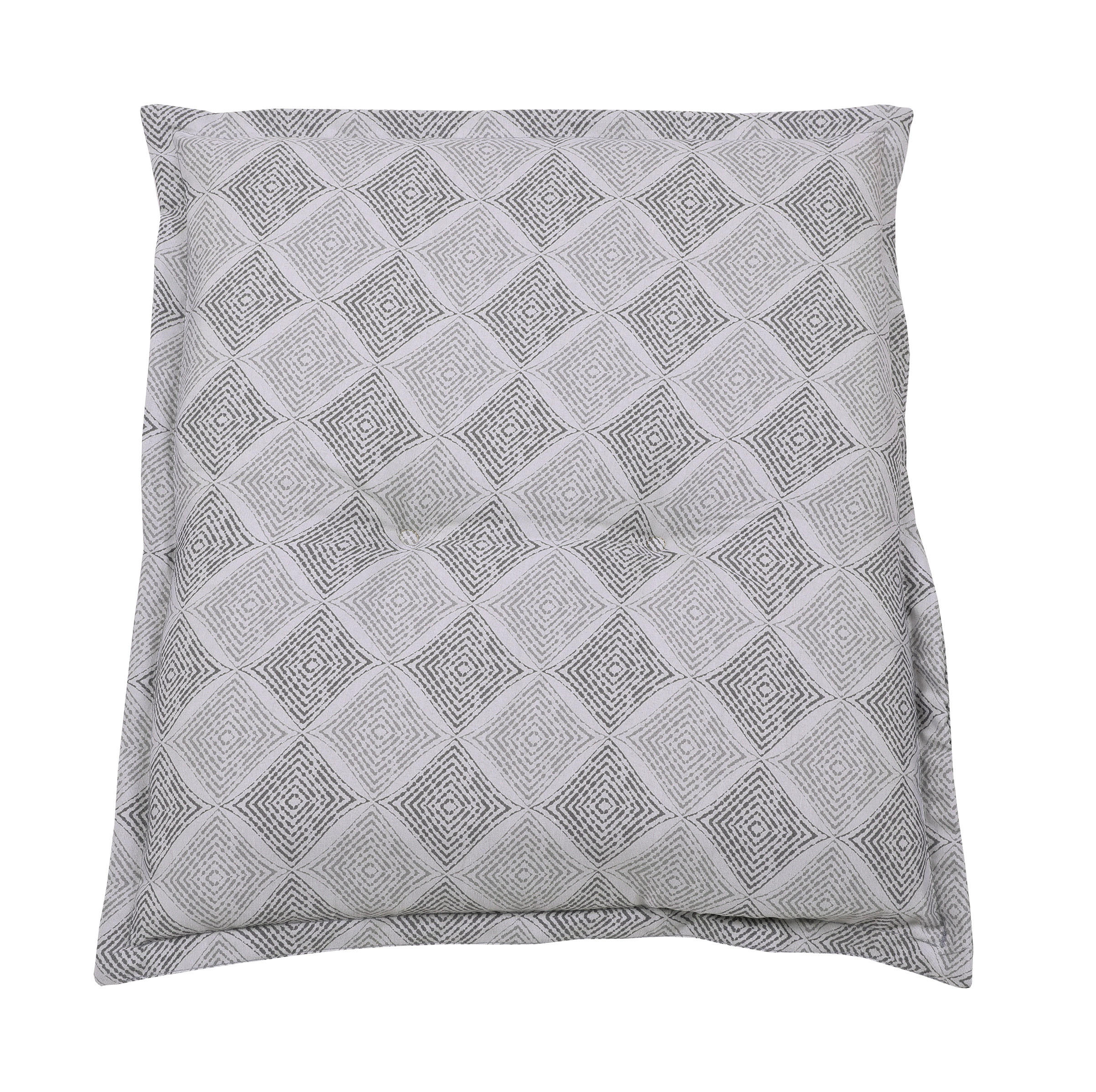 GARTENHOCKERAUFLAGE 50/6/50 cm - Grau, KONVENTIONELL, Textil (50/6/50cm)