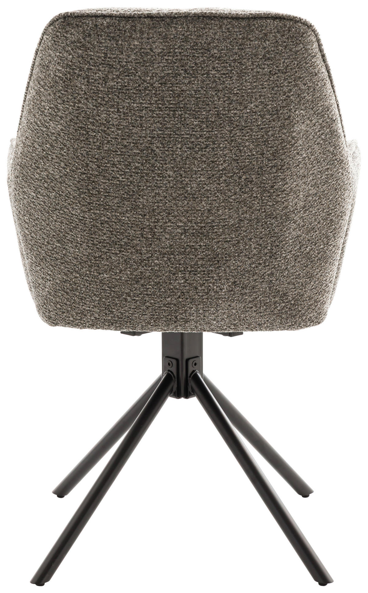 ARMLEHNSTUHL  in Eisen Struktur  - Anthrazit/Schwarz, Design, Textil/Metall (59/88/63cm) - Carryhome
