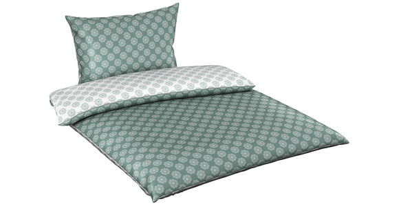 WENDEBETTWÄSCHE Satin 200/200 cm - Grün, KONVENTIONELL, Textil (200/200cm) - Esposa