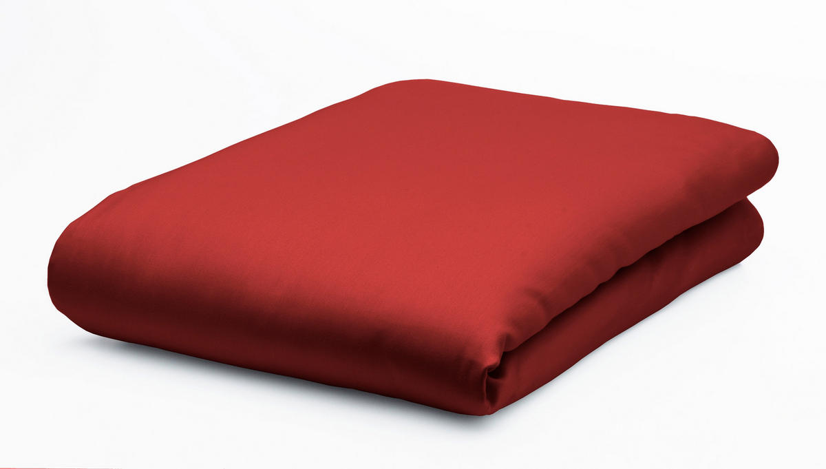 CEARșAF CU ELASTIC 90-100/200-220 cm  - roșu, Basics, textil (90-100/200-220cm) - Fleuresse