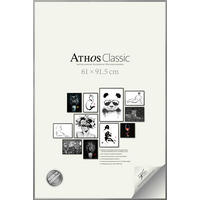 BILDERRAHMEN - Silberfarben, Basics, Papier/Holzwerkstoff (61/91,5/1,8cm)