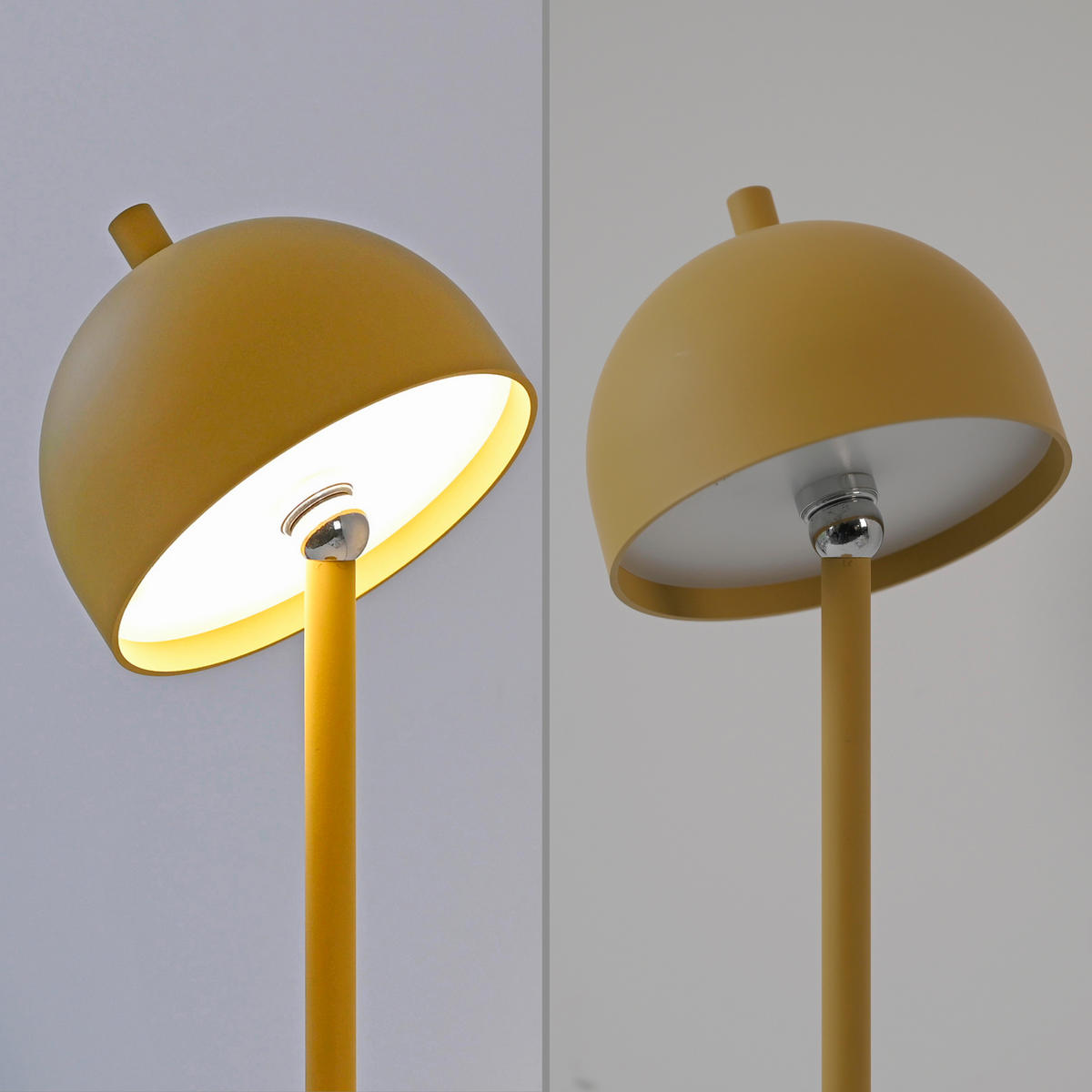 AKKU-TISCHLEUCHTE SW BELLIS 11/11/36 cm   - Hellgelb, Design, Kunststoff/Metall (11/11/36cm) - Schöner Wohnen