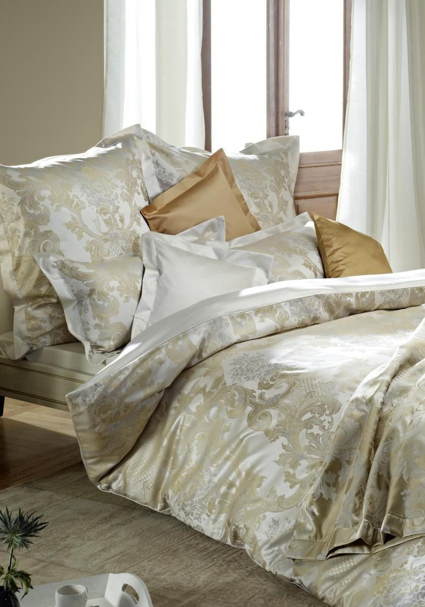 OBOUSTRANNÉ POVLEČENÍ, damašek, barvy zlata, 140/200 cm - barvy zlata, Lifestyle, textil (140/200cm) - Curt Bauer