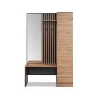 Ansamblu De Hol, 5 piese, 122/190/37 cm  - stejar Artisan/antracit, Modern, material pe bază de lemn (122/190/37cm) - MID.YOU