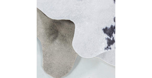 FELLTEPPICH 100/135 cm Etosha  - Braun/Weiß, Design, Leder/Textil (100/135cm) - Novel