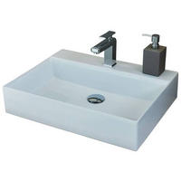 WASCHBECKEN 50/12,5/45 cm  - Weiß, Basics, Keramik (50/12,5/45cm) - Novel