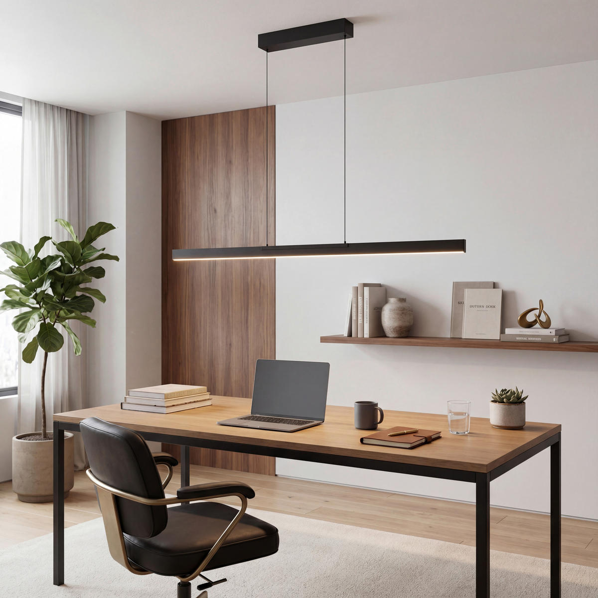 LED-HÄNGELEUCHTE Modus 132/1/150 cm  - Schwarz, Design, Metall (132/1/150cm) - BOPP