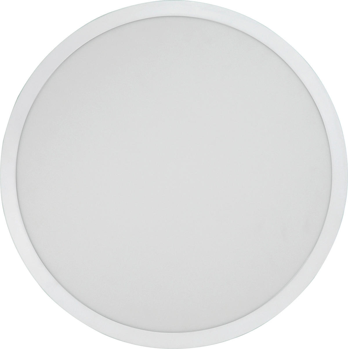LED-DECKENLEUCHTE Panel Round 60/1,5 cm   - Weiß, Basics, Kunststoff/Metall (60/1,5cm)