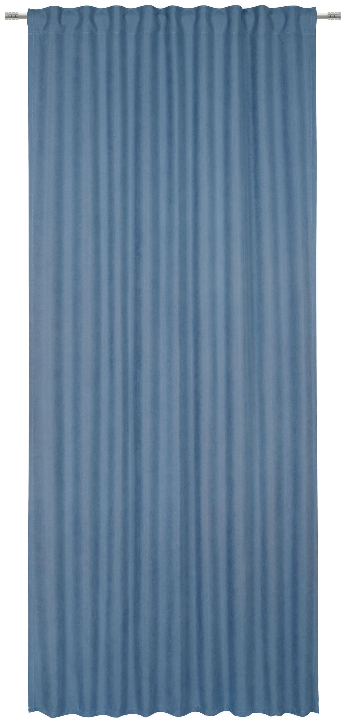 FERTIGVORHANG blickdicht  - Blau, Basics, Textil (135/245cm) - Esposa