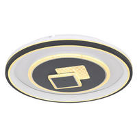 LED-DECKENLEUCHTE 46 W  50/7 cm    - Weiss/Opal, Design, Kunststoff/Metall (50/7cm) - Globo