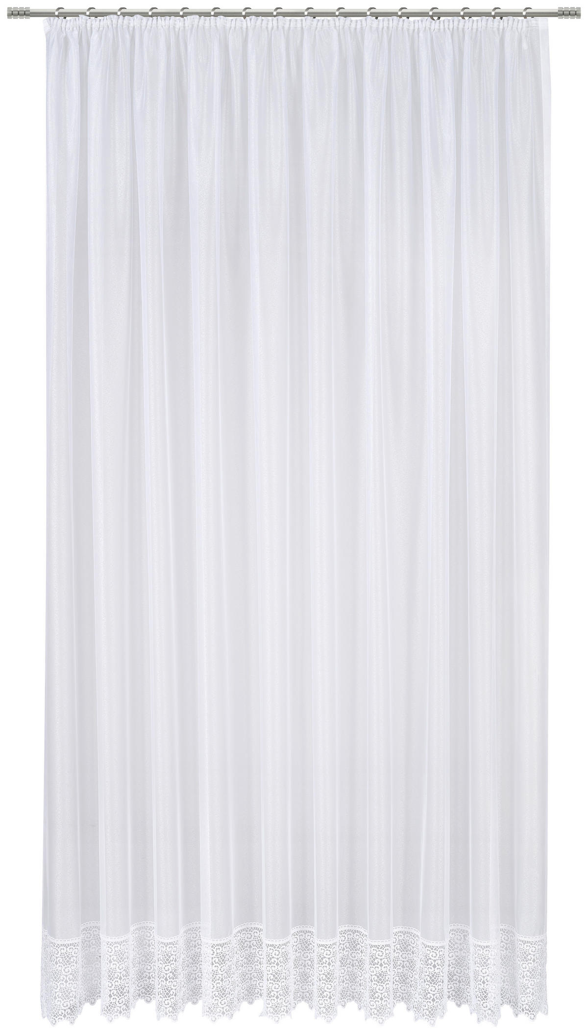 HOTOVÝ ZÁVĚS, 300/245 cm - bílá, Konvenční, textil (300/245cm) - Esposa