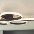 LED-DECKENLEUCHTE Matar 70/10 cm  - Schwarz, Design, Kunststoff/Metall (70/10cm) - Novel