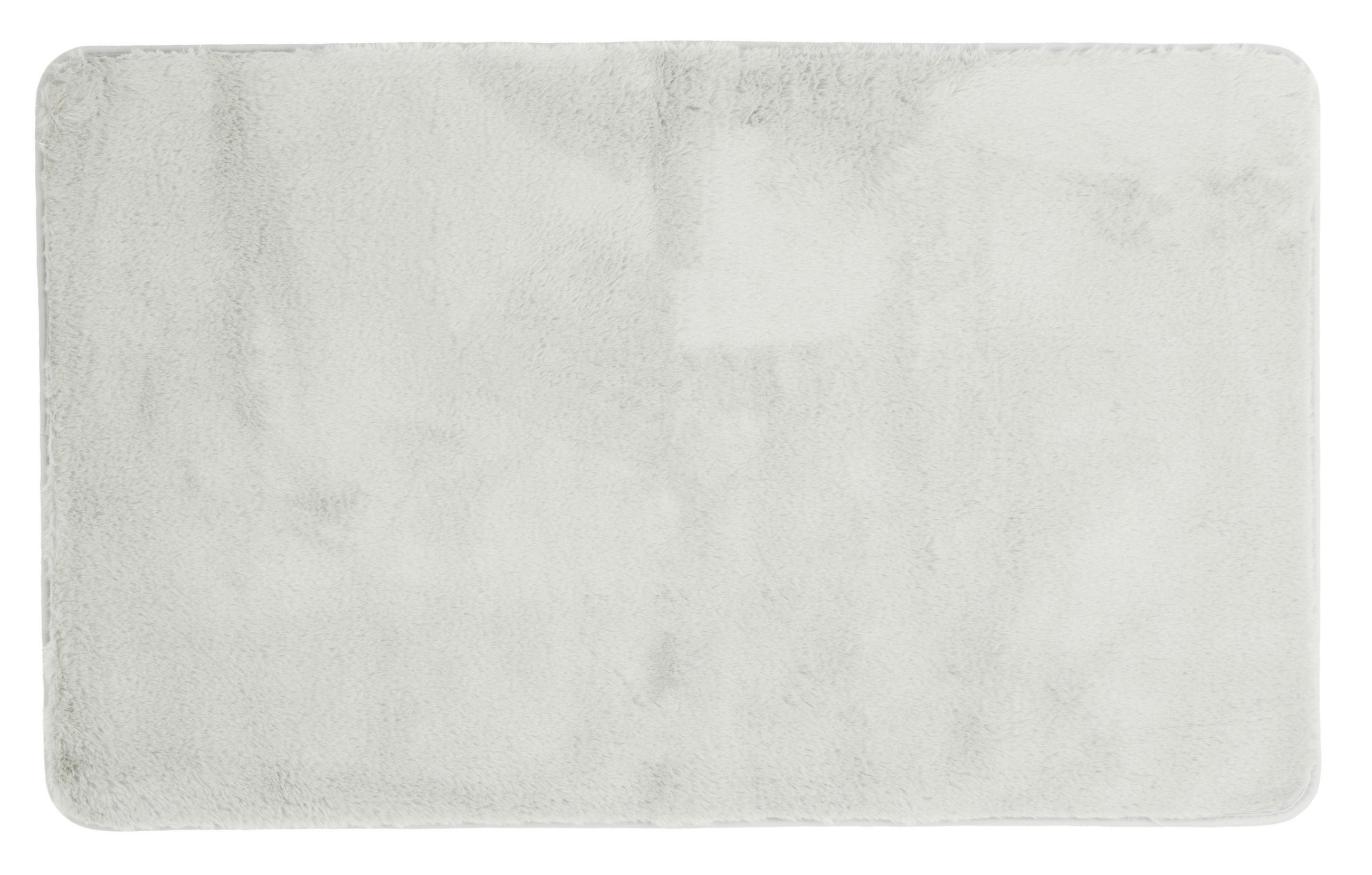 BADEMATTE Hellgrau 60/100 cm  - Hellgrau, Basics, Kunststoff/Textil (60/100cm) - Esposa