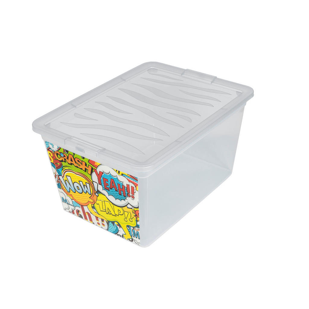 Aufbewahrungsbox Regenbogen Kunststoff 38,4x19,9x28,3 Cm