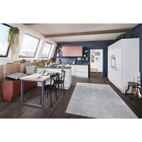 EINBAUKÜCHE DK405  - Grau, Design, Holzwerkstoff - Dieter Knoll