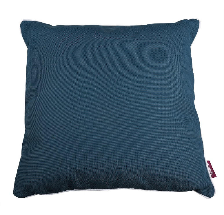 OUTDOOR-KISSEN Dunkelblau Uni  - Dunkelblau, Basics, Textil (50/50cm) - Ambia Garden