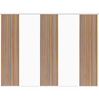 FLÄCHENVORHANG  5 Stück  blickdicht  60/245 cm   - Braun, Trend, Textil (60/245cm)