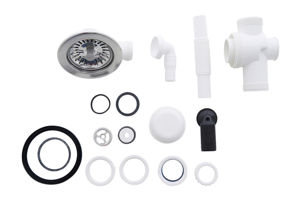 DISKHO 1712DENVER78X44W  - vit, Trend, glas/plast (78/17/43,5cm) - Respekta