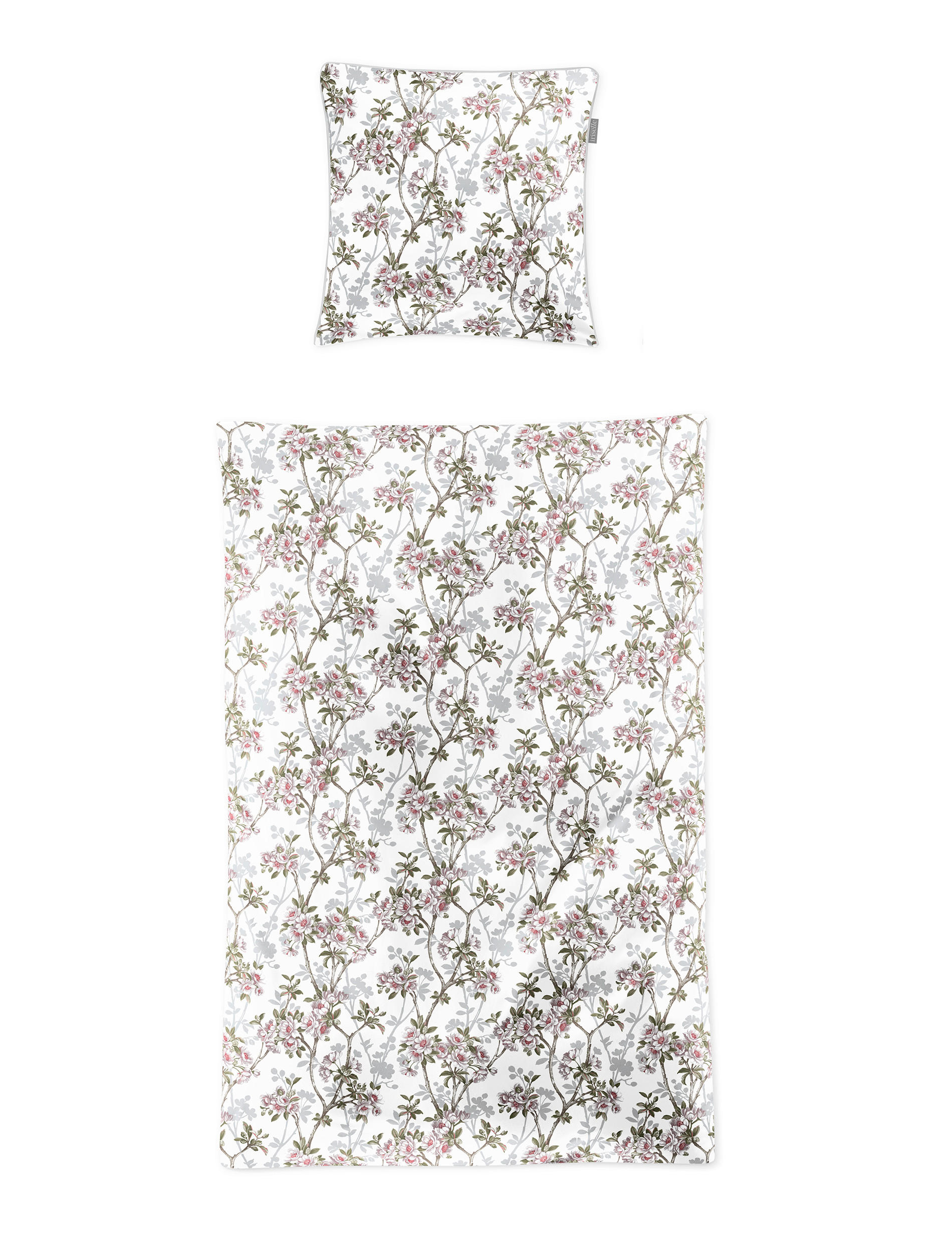 BETTWÄSCHE Makosatin 140/200 cm  - Weiß, KONVENTIONELL, Textil (140/200cm) - Irisette