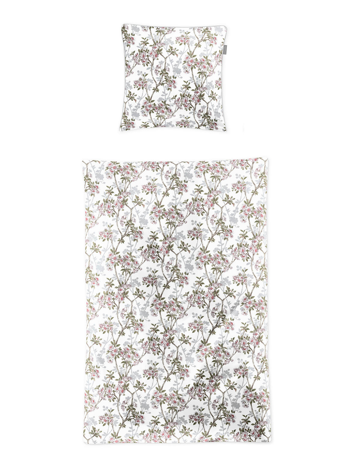 BETTWÄSCHE Makosatin 140/200 cm  - Weiß, KONVENTIONELL, Textil (140/200cm) - Irisette