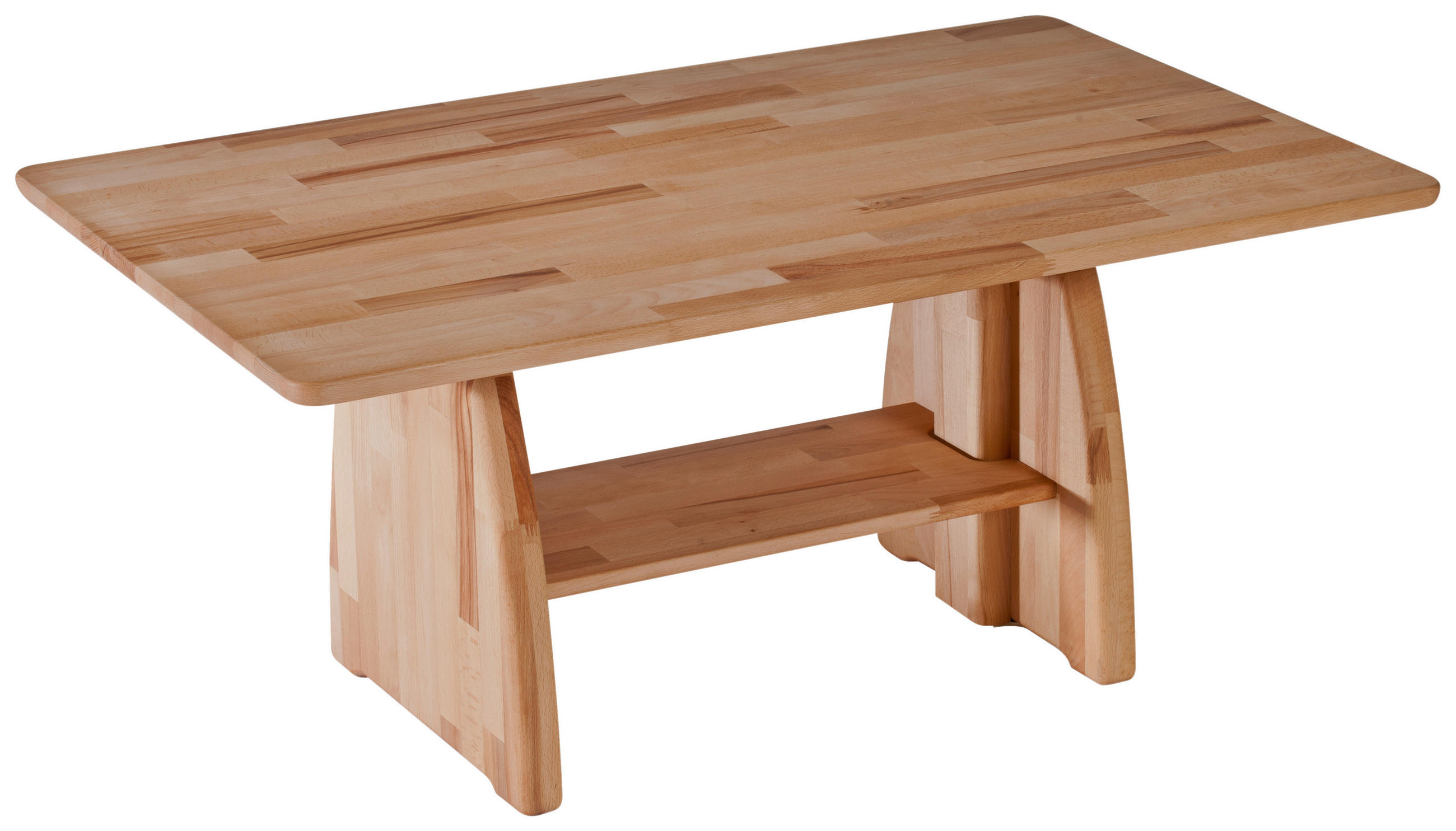COUCHTISCH Kernbuche massiv 105/65/47-66 cm rechteckig Kernbuche  - Kernbuche, MODERN, Holz/Metall (105/65/47-66cm)