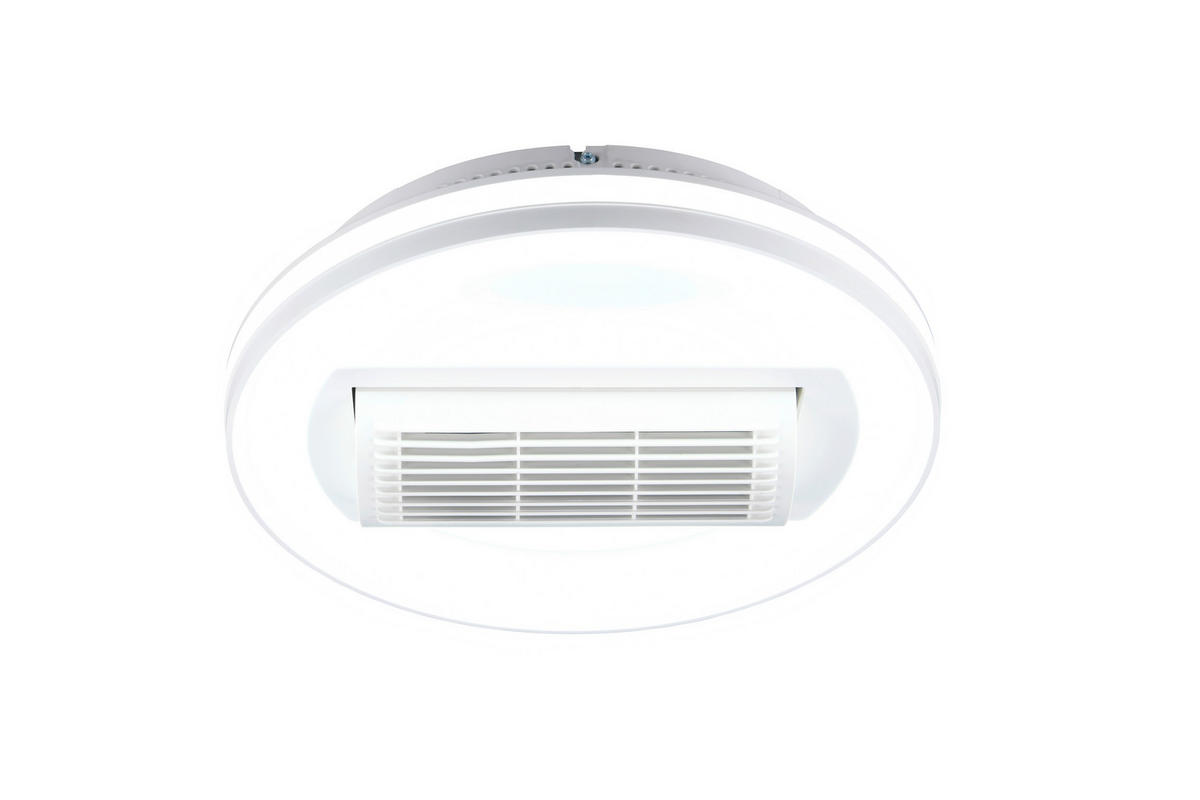 DECKENVENTILATOR - Weiß, Design, Kunststoff (48/15cm)