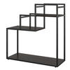 BLUMENSTÄNDER in Metall  - Dunkelbraun, Design, Metall (58/58/23cm) - MID.YOU