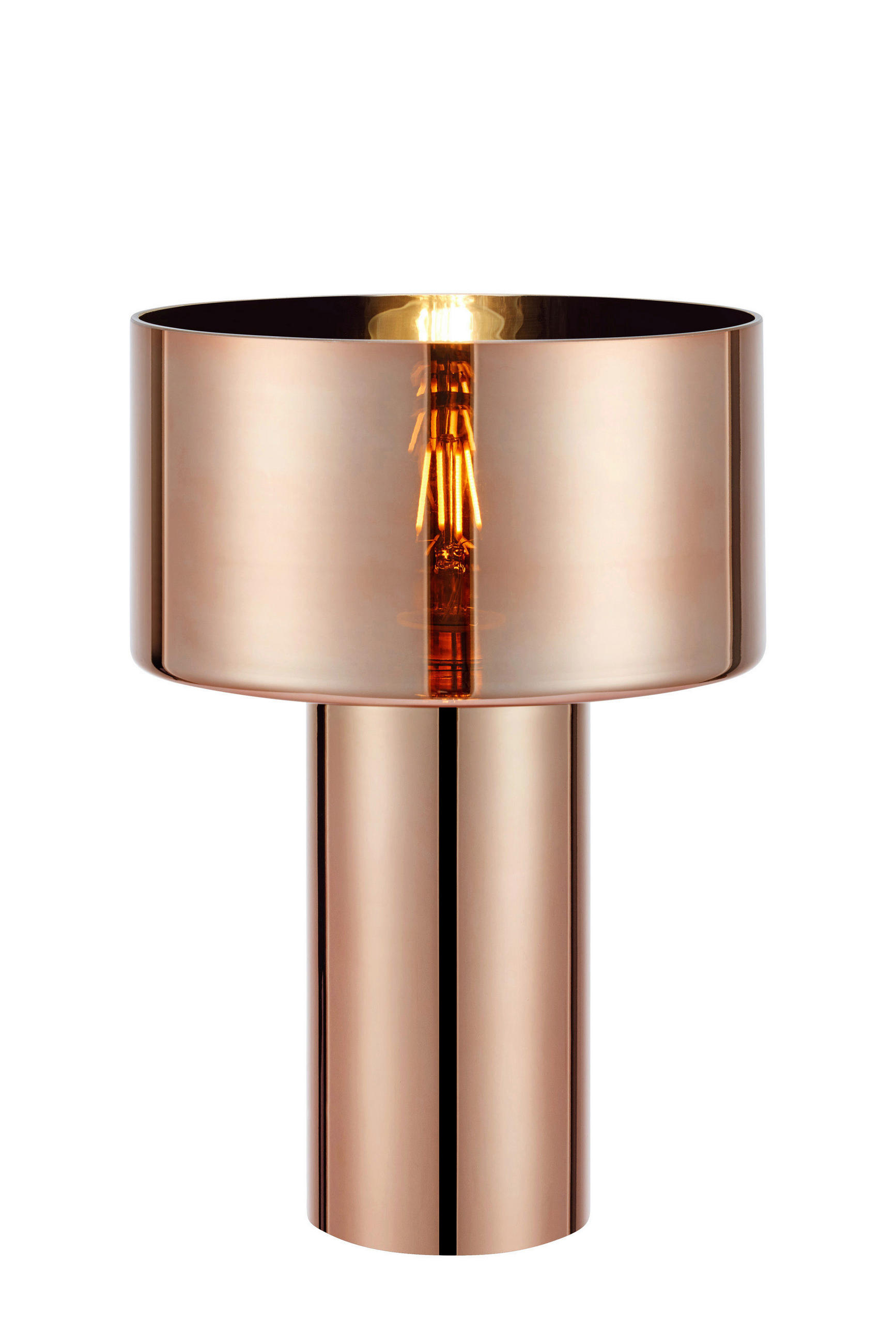 TISCHLEUCHTE Corin 22/32/22 cm  - Roségold, Basics, Glas (22/32/22cm) - Markslöjd