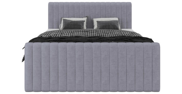 BOXBETT 160/200 cm  in Grau  - Schwarz/Grau, Basics, Kunststoff/Textil (160/200cm) - Carryhome