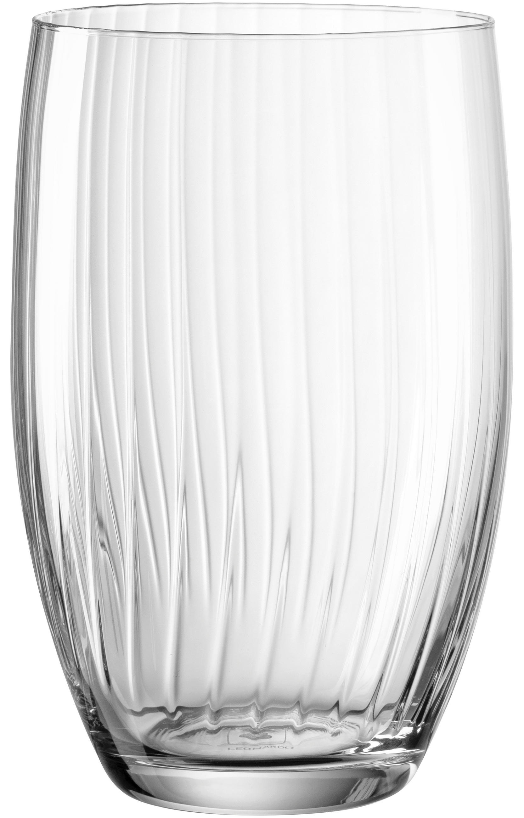 WASSERGLAS Poesia 460 ml  - Transparent, Trend, Glas (460ml) - Leonardo