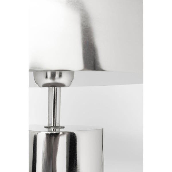 TISCHLEUCHTE 25/38/25 cm   - Chromfarben, Design, Metall (25/38/25cm) - Kare-Design
