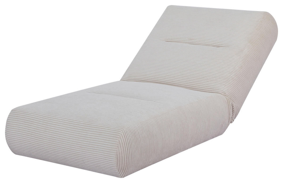 SCHLAFSESSEL in Cord Beige  - Beige, Design, Textil (81/88/160cm) - Livetastic
