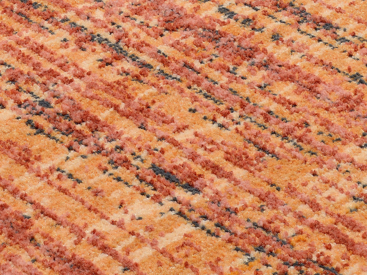 WEBTEPPICH 140/200 cm Orange  - Orange, Design, Textil (140/200cm) - Musterring