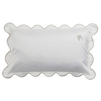 ZIERKISSEN Marcel.Remus.Design- Santa Ponca weiss 30/50 cm  - Weiß, Design, Textil (30/50cm) - Marcel Remus