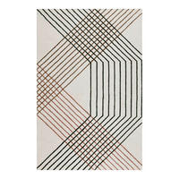 TUFTTEPPICH 70/140 cm Bass Braun, Schwarz, Beige  - Beige/Schwarz, MODERN, Textil (70/140cm) - Esprit