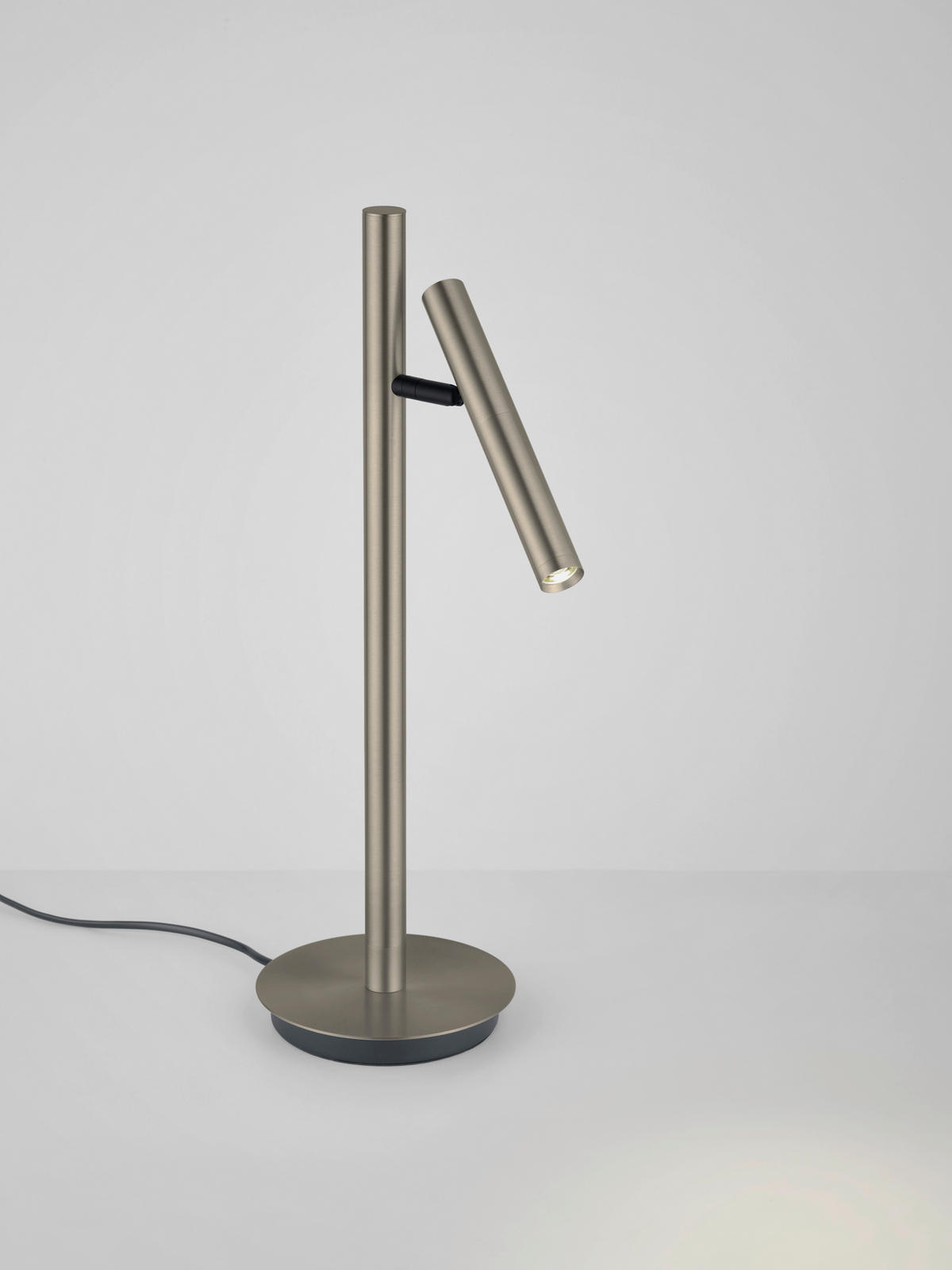 LED-TISCHLEUCHTE Arne 16/50,5 cm   - Bronzefarben, MODERN, Metall (16/50,5cm) - elements by BANKAMP