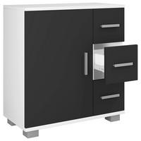 UNTERSCHRANK 60/65/30,4 cm   - Schwarz/Weiß, MODERN, Holzwerkstoff/Kunststoff (60/65/30,4cm) - MID.YOU